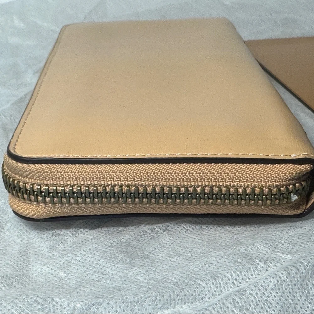 Coach Tan 1941 Link exotic phyton wallet rare multicolor leather zip around - Picture 6 of 14